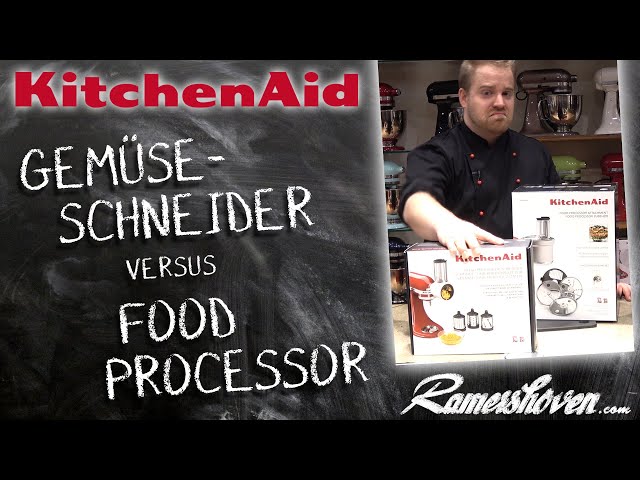 KitchenAid Gemüseschneider versus KitchenAid Food Processor