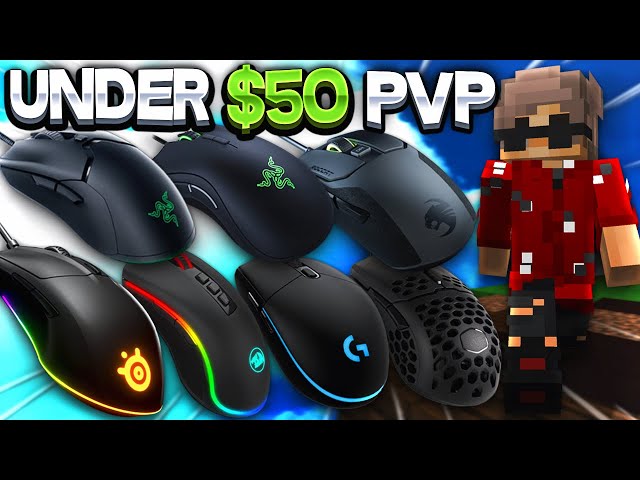 Top 7 BEST BUDGET PvP Mice For Minecraft PvP 2021 | Butterfly & Jitter Clicking! (Under $50)