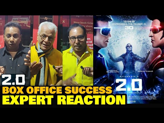 2.0 Movie BOX OFFICE SUCCESS | EXPERT REACTION | Rajinikanth Sir, Akshay Kumar | Shankar