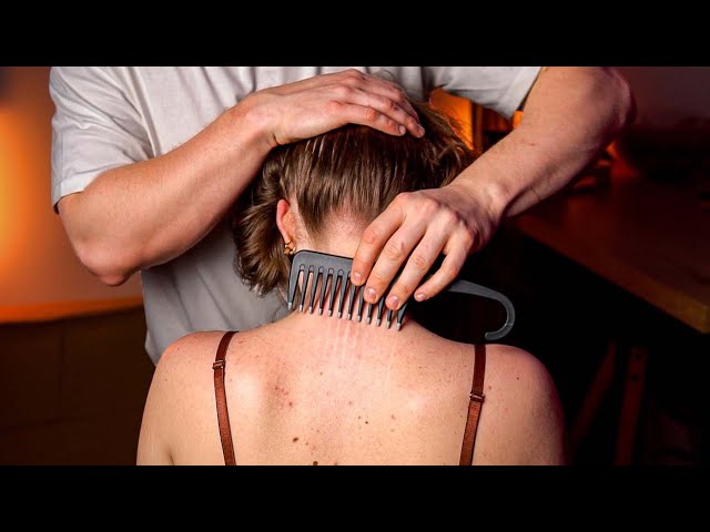 ASMR NAPE TINGLES: Scalp and Head Scratching (No Talking)