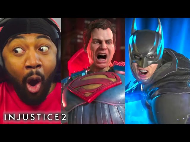 Marvel Fan Reacts to EVERY Injustice 2 Super Move (DC Universe)