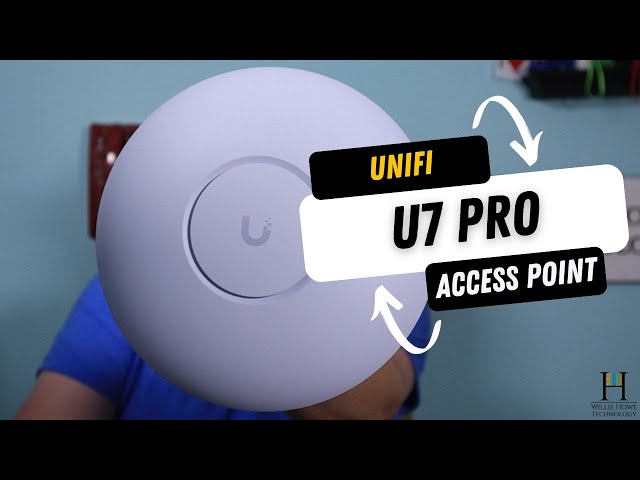 UniFi U7-Pro Access Point - Ubiquiti's first WiFi 7 device!