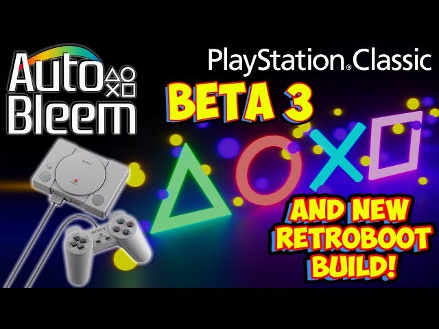 PlayStation Classic AutoBleem Beta 3 Features & New RetroBoot 128gb Build Preview!