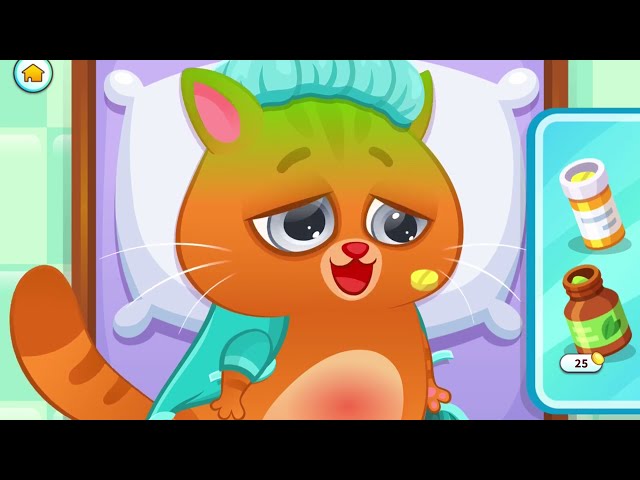 Little Kitten Adventure Bubbu Educational Games - Play Fun Cute Kitten Pet Care Game for Kids #634