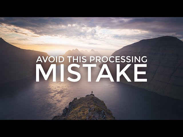 One common editing mistake for photography