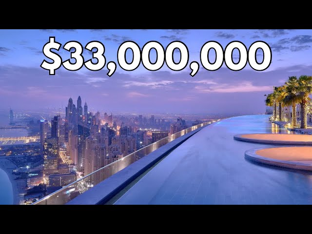 Touring a $33,000,000 DUBAI Penthouse with the Highest Infinity Pool on Earth!"