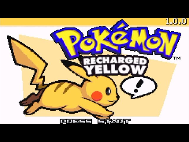 Pokémon Recharged Yellow - Gameplay Walkthrough Part 1 - Pallet Town, Route 1, 2 and 22