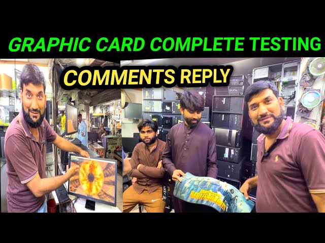 Gaming PC graphic card complete testing | Comment reply on YouTube