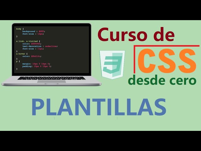 Curso de CSS desde cero para principiantes | PLANTILLAS EN CSS, (video 5)
