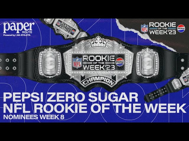 Week 8 Rookie of the Week Is...