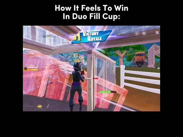 How It Feels To Win In Duo Fill Cup…
