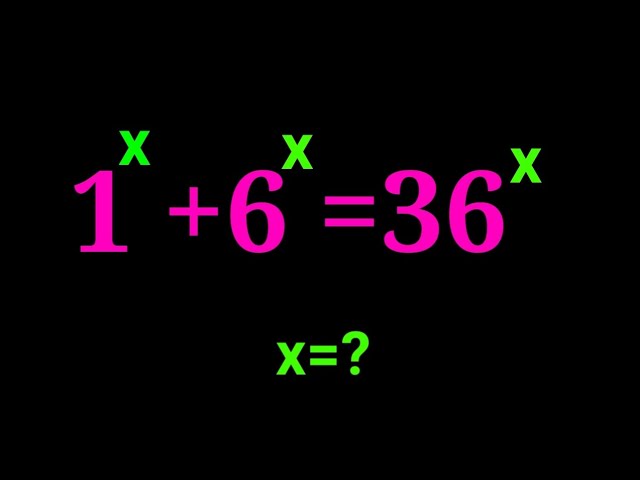 Exponential Algebra Problem ✍️ Find the Value of x