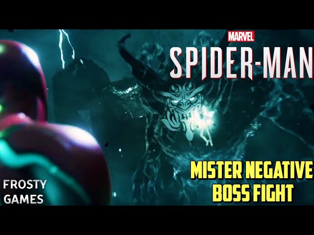 SPIDER-MAN PS4 MISTER NEGATIVE (MARTIN LI) BOSS FIGHT #2