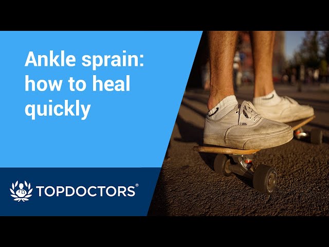 Ankle sprain: how to heal as fast as possible