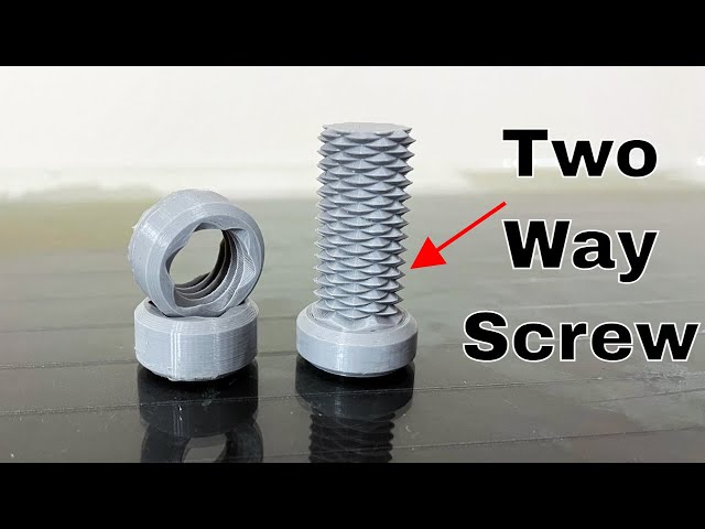 A Screw That Can Be Tightened In Either Direction