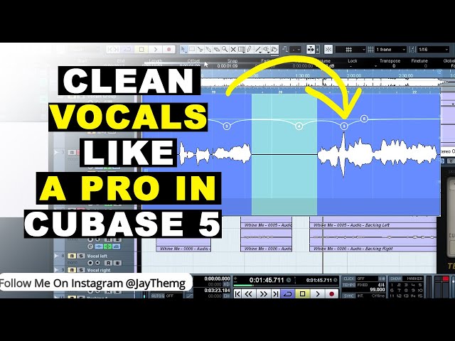How to clean vocals in Cubase 5