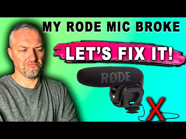 How I Repaired My RODE Video Mic Pro (Faulty Cord Replacement)