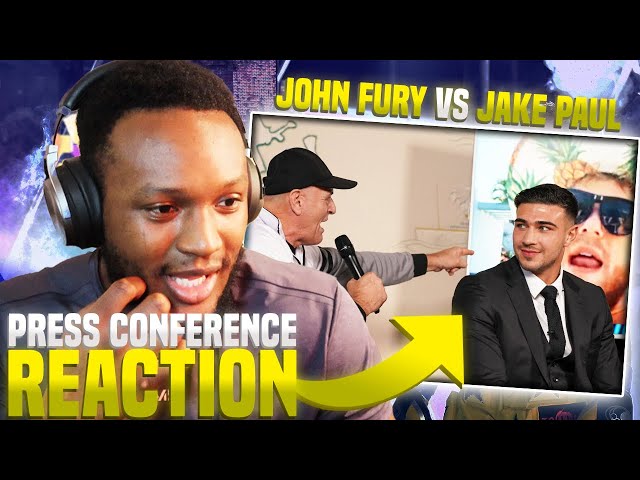 JOHN FURY GOES OFF! Jake Paul Vs Tommy Fury UK Press | Reaction