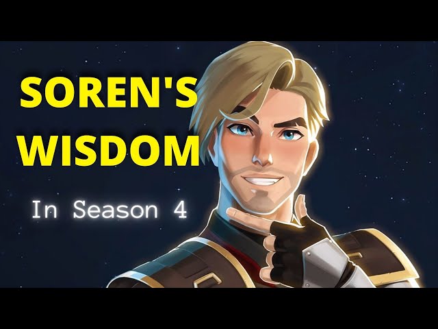 Soren in Season 4 and his WISDOM | The Dragon Prince