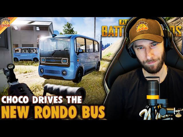 chocoTaco Finally Gets to Drive the New Bus on Rondo ft Reid, Halifax, & Bob - chocoTaco PUBG Squads