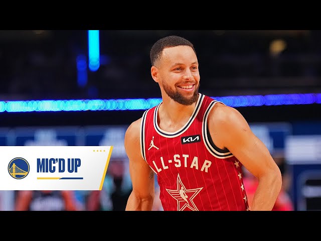 Stephen Curry MIC'D UP at 2024 NBA All-Star Game