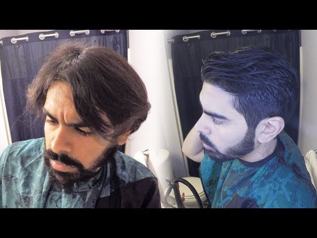 CUT YOUR OWN HAIR! Medium Self-Haircut & Beard Trim | Tip #26