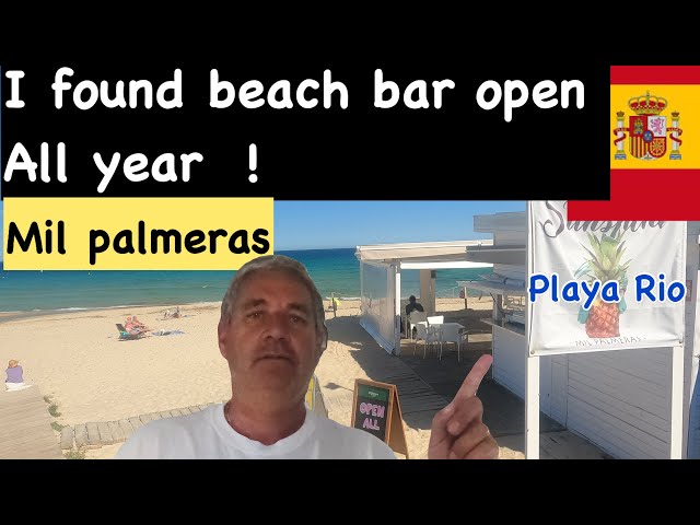 mil palmeras (walking tour)mil Palmares beach Costa Blanca spain