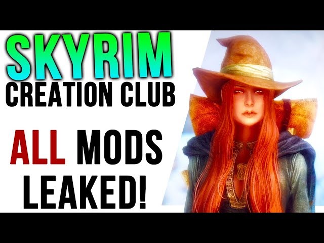 Skyrim Creation Club Mods – ALL LEAKED – NEW SURVIVAL MODE?!
