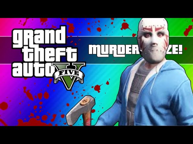 GTA 5 Online: Murder Maze - First Person Edition! (GTA 5 Next Gen Funny Moments)
