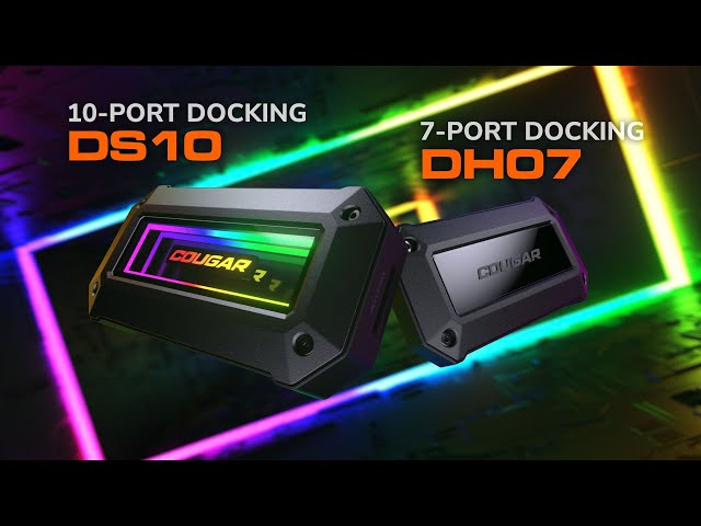 DS10 10-Port Docking Station & DH07 Slim 7-Port Docking Hub