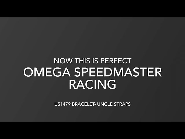 New style omega speedmaster bracelet on Speedmaster Racing panda - it’s what it should have been!