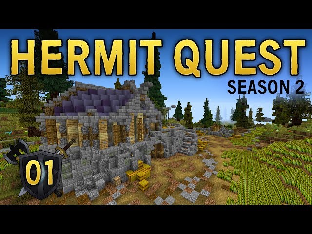 Hermit Quest 01 | SURVIVING THE FIRST NIGHT!? 💀 | Hermit Wars Season 2