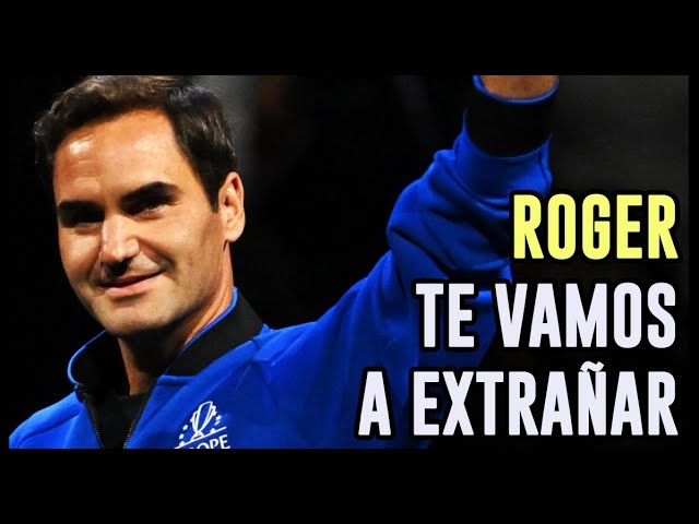 Roger Federer dijo adiós al tenis - Roger te vamos a extrañar