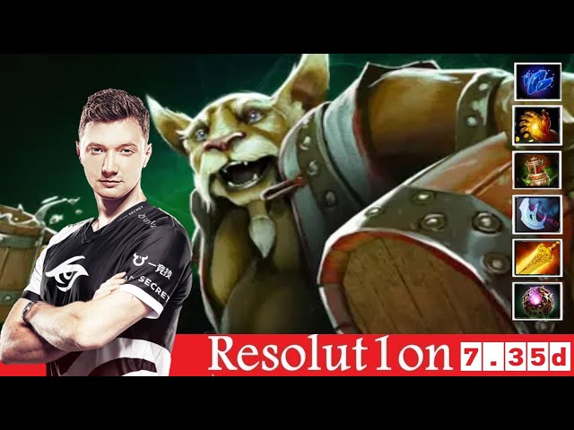 [DOTA 2] Resolut1on the BREWMASTER [OFFLANE] [7.35d]