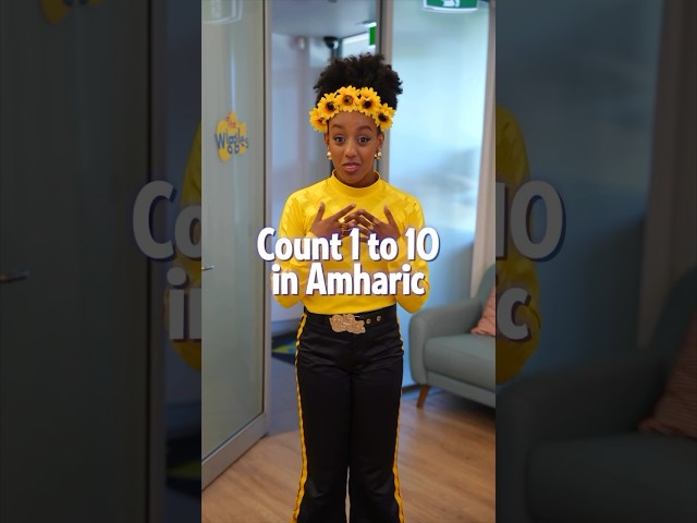 Counting 1 to 10 in Amharic 🇪🇹 with Tsehay Wiggle 💛 Let us know how you went!