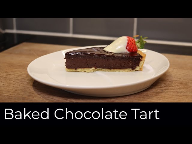 Baked Chocolate Tart | Intense Chocolate flavour