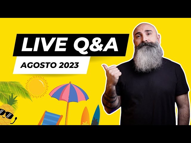 PODCAST LIVE Q&A | Agosto 2023