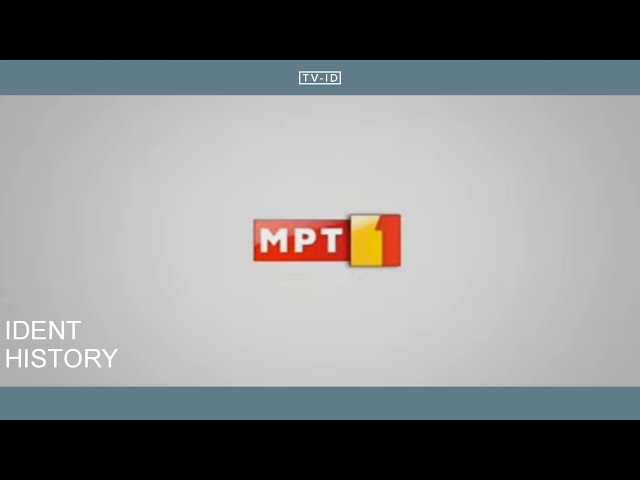 MRT (North Macedonia) ident history | 198x present