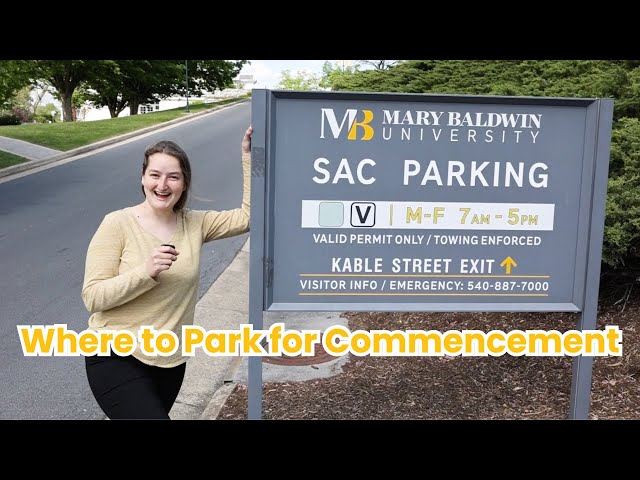 Where to Park for Commencement