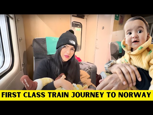 OUR First CLASS Train Journey to Norway 😍