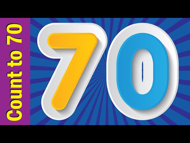 Count to 70 | Learn Numbers 1 to 70 | Learn Counting Numbers | ESL for Kids | Fun Kids English