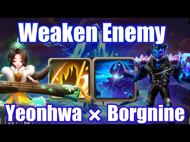 Best way to weaken the enemy, So Good Yeonhwa × Borgnine Combo Debut😁😁😁【Summoners War RTA】