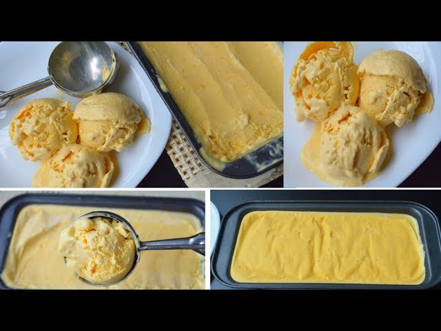 Easy MANGO ICE-CREAM With 3 Ingredient by (YES I CAN COOK) #Mango #Icecream #SummerSpecial