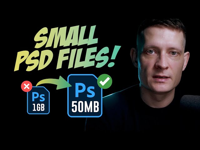 How to Reduce File Size in Adobe Photoshop!
