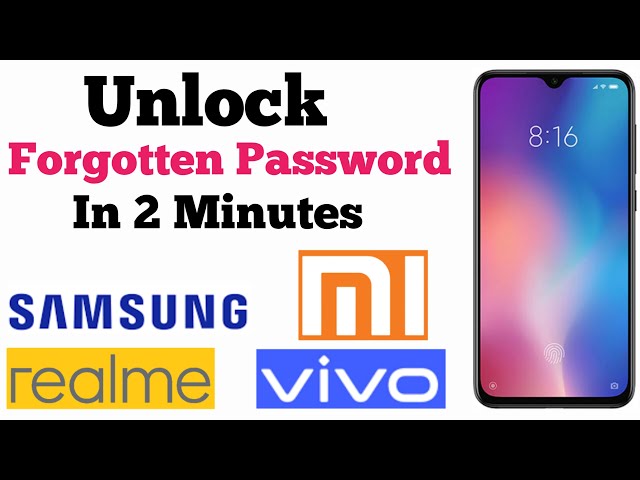 Unlock Android Phone Password Lock Without Data Loss | How To Remove Password Lock On Android Phone