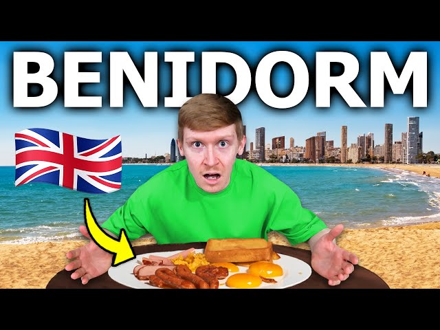 I Tried British Food in BENIDORM