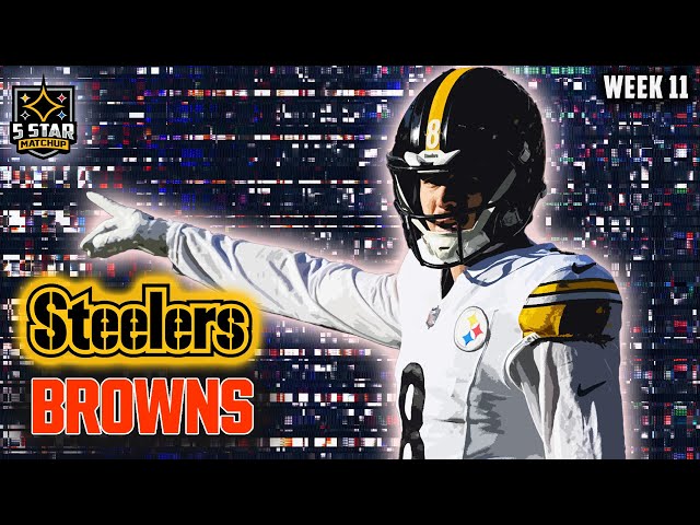 Kenny Pickett's Luck Runs Out | Steelers vs Browns Week 11 Highlights | 5 Star Matchup