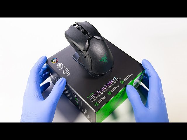 Razer Viper Ultimate Gaming Mouse Unboxing - ASMR