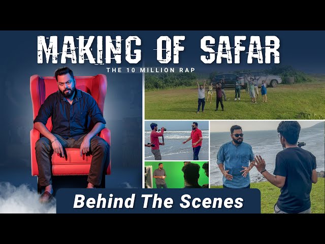 Making of Safar Rap - Behind The Scenes ⚡ #TrakinTech10MSafar