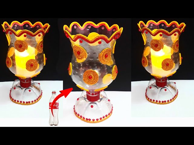 Best out of waste Showpiece /Tealight Holder made from Plastic Bottle| DIY home decoration ideas